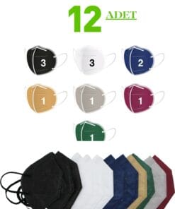 erkeklere özel maske, erkekler için ffp2, ffp2 maske, renkli ffp2 maske, 5 katlı ffp2, 5 katlı maske