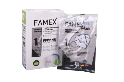 Famex mask gri renk ffp2 maske