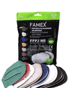 ffp2 maske, famex ffp2 maske, 5 katlı koruyucu maske, erkeklere özel maske